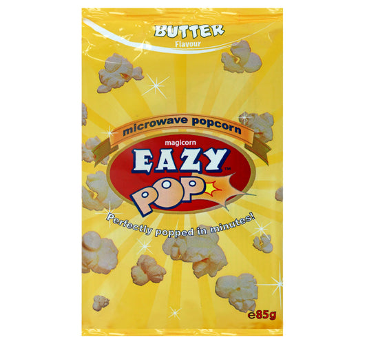Eazy Pop Microwave Popcorn Butter 85 g Lulu Hypermarket