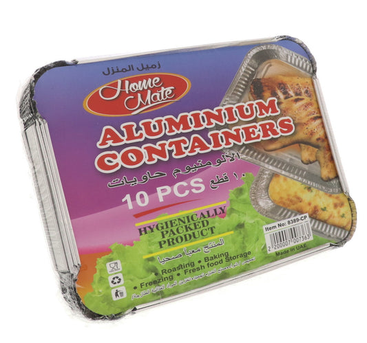 Home Mate Aluminium Containers 10pcs