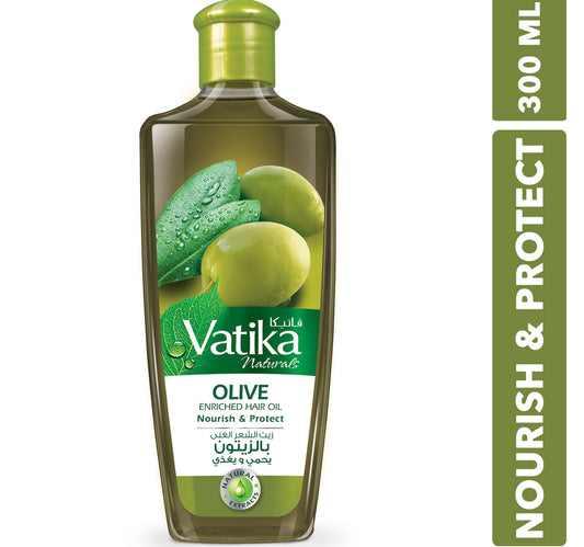 Vatika Naturals Olive Enriched Hair Oil Nourish & Protect 300 ml