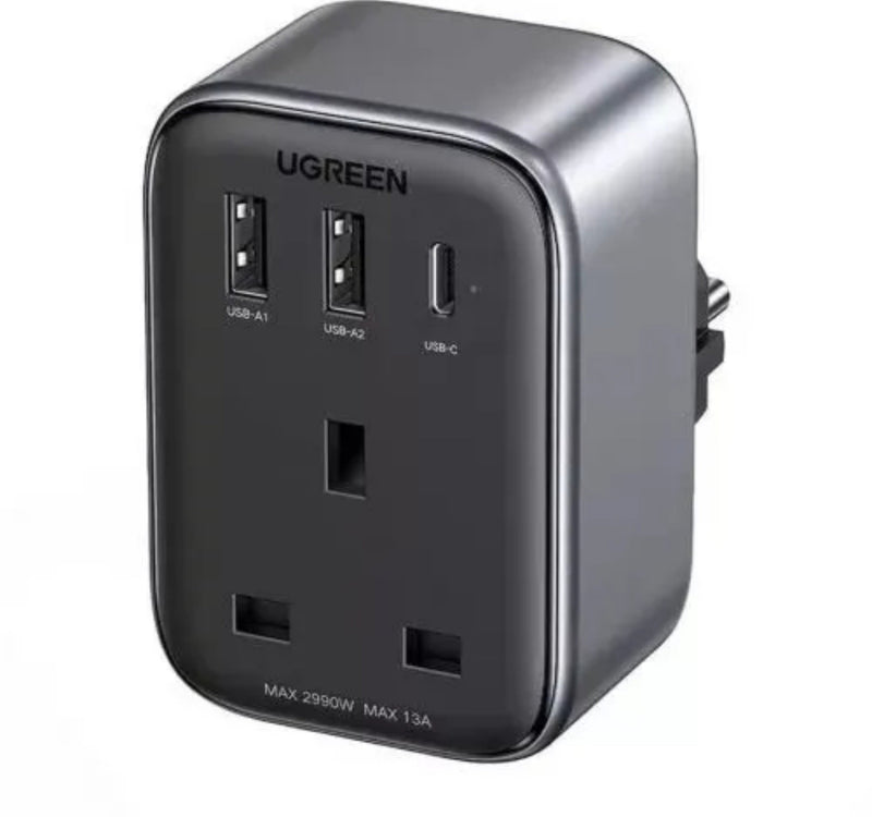 Ugn Travel Adptr 30W CD314 Blk Lulu Hypermarket
