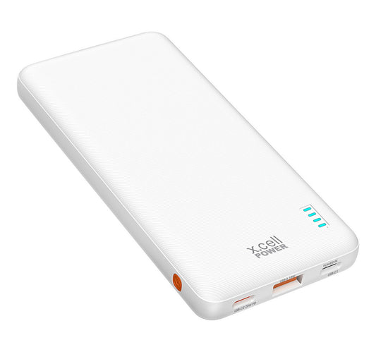 Xcell Power Bank, 10200 mAh, White, PC-10200PD Lulu Hypermarket