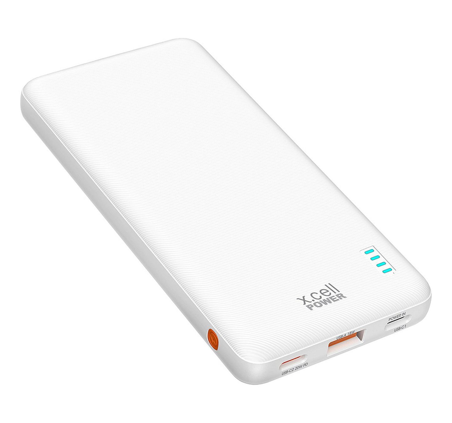 Xcell Power Bank, 10200 mAh, White, PC-10200PD Lulu Hypermarket