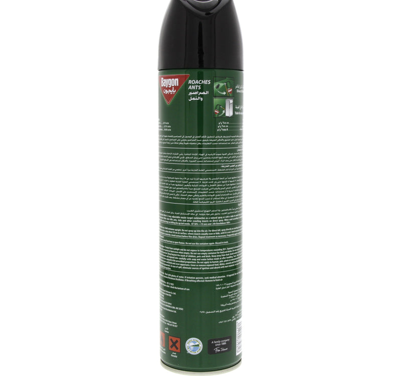 Baygon Roaches Ants 2 Way Targeting 400 ml