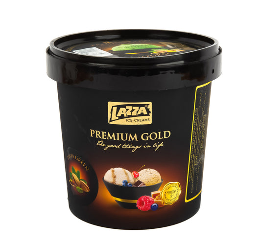 Lazza Premium Gold Pista Green Ice Cream 1 Litre Lulu Hypermarket