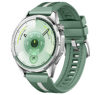 Huawei GT6 Atum GPS + Wifi Smartwatch, 46 mm Stainless Steel Case with Green Woven Strap, ATM-B19