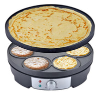 Ikon Multifunctional Non Stick Pancake Maker, 1000W, IK-P8018