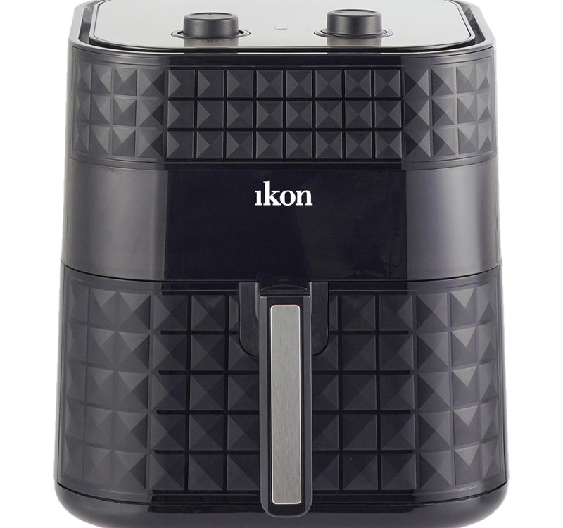 Ikon Air Fryer, 7.5 L, Black/Silver, IK-AF705Y