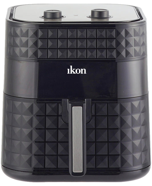 Ikon Air Fryer, 7.5 L, Black/Silver, IK-AF705Y