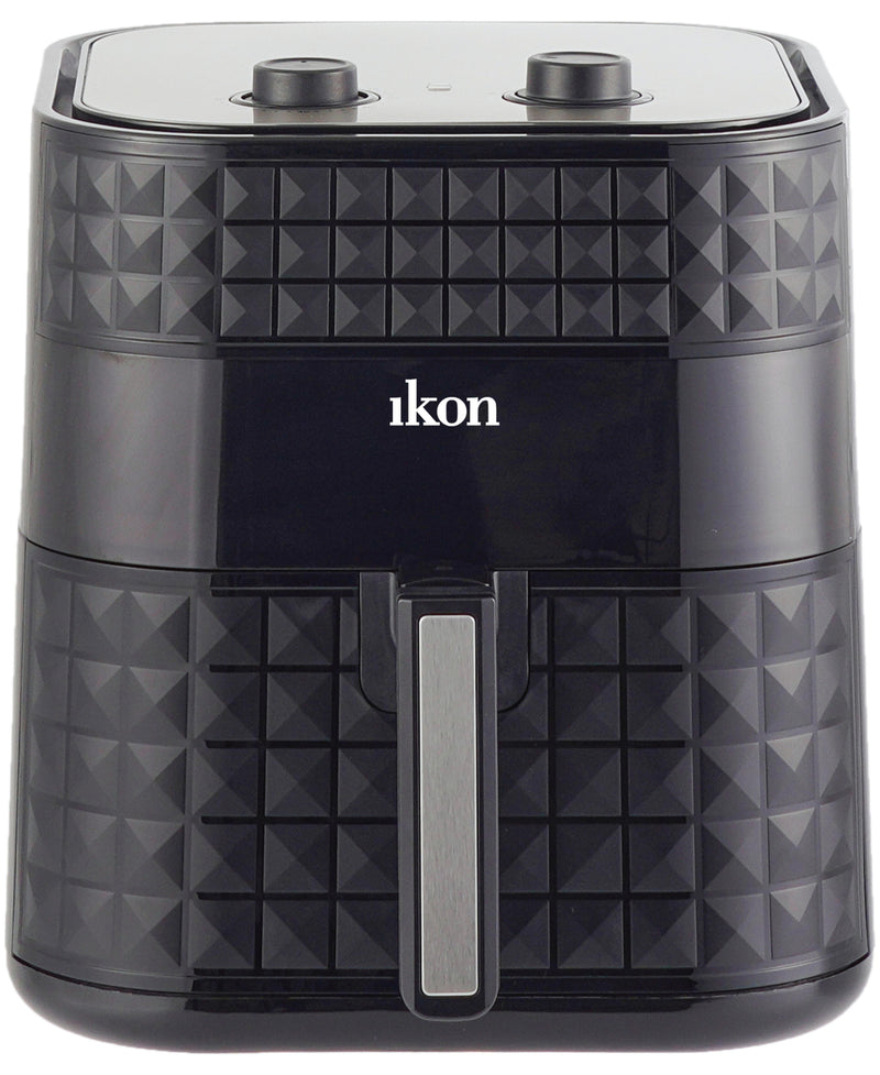 Ikon Air Fryer, 7.5 L, Black/Silver, IK-AF705Y