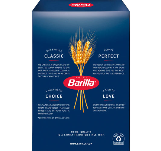 Barilla Conchiglie Rigate Pasta 500 g