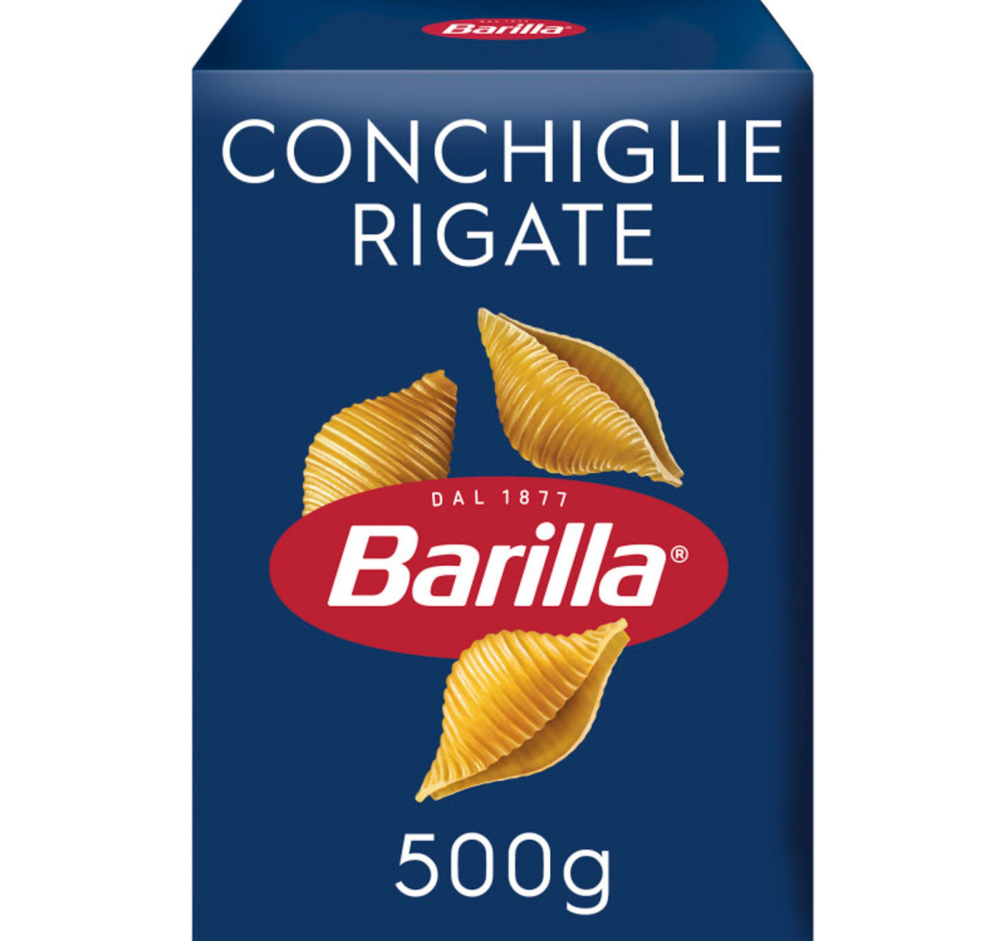 Barilla Conchiglie Rigate Pasta 500 g Lulu Hypermarket