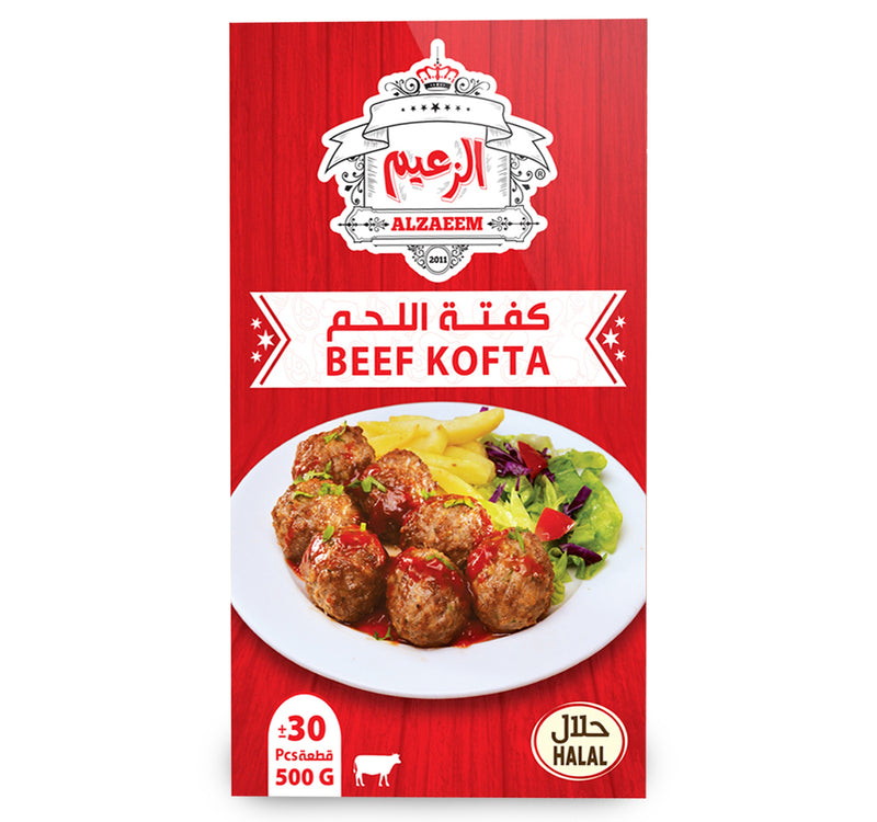 Al Zaeem Beef Kofta 30 pcs 500 g