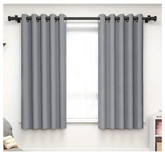 Maple Leaf Jacquard Window Curtain, 140 x 240 cm, Assorted
