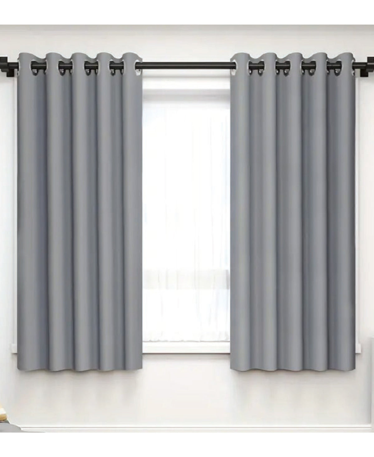 Maple Leaf Jacquard Window Curtain, 140 x 240 cm, Assorted