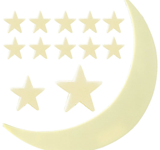 4M Glow in the Dark Moon and 12 Stars, 05215