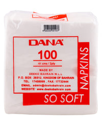 Dana Paper Napkins White 20 x 41 cm 2ply 1 pkt