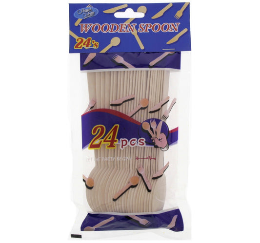 Home Mate Wooden spoon 24 pcs