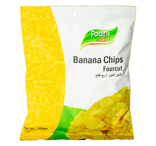 Faani Banana Chips Fourcut 200 g