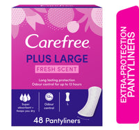 Carefree Panty Liners Plus Large Fresh Scent 48 pcs