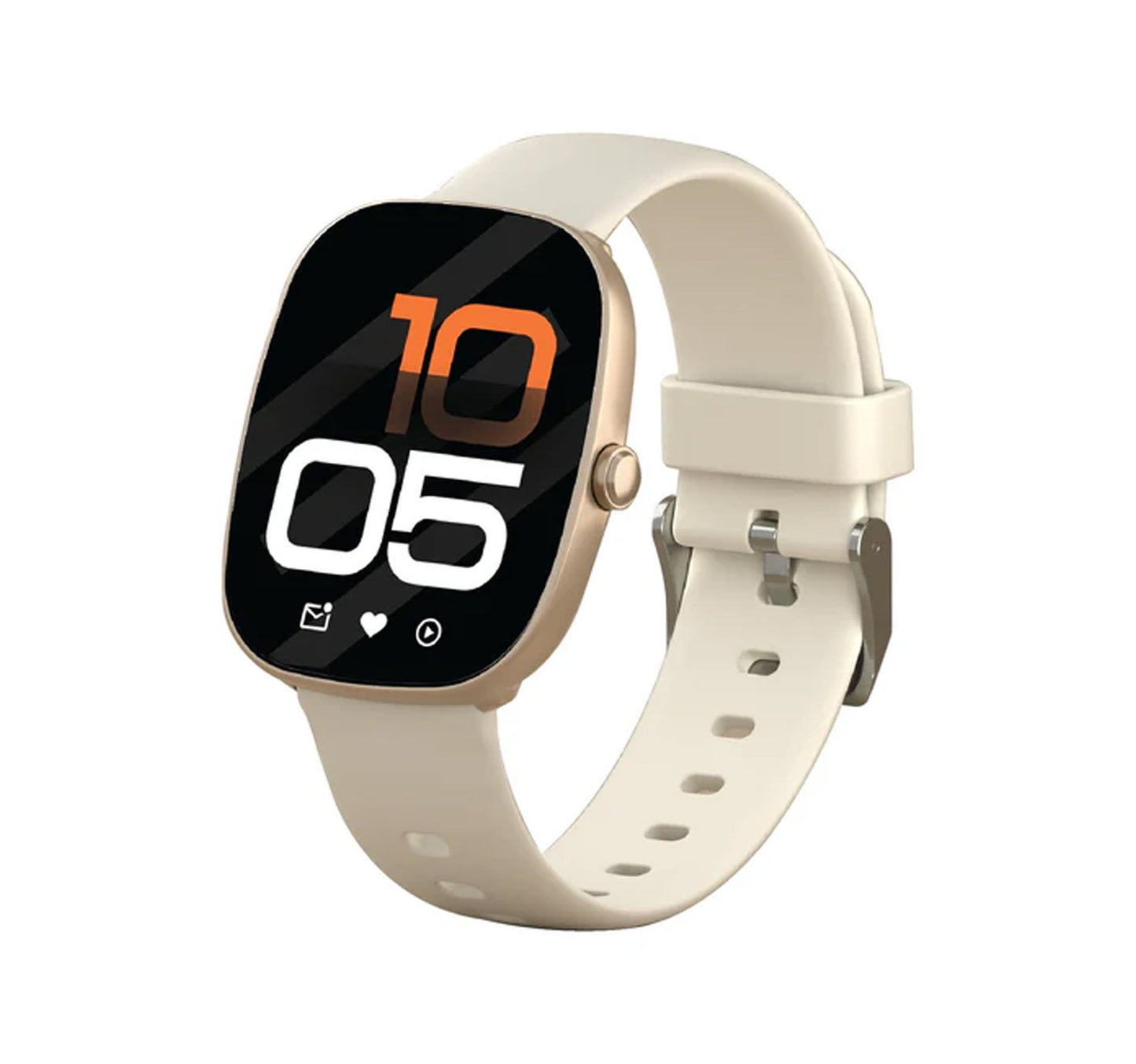Smartix Go Premium Smartwatch, 1.83 inches TFT Display, Beige, SW01G