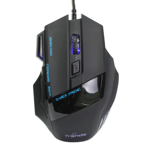 Trands Wired Gaming Mouse, 6000 DPI, TR-MU6843