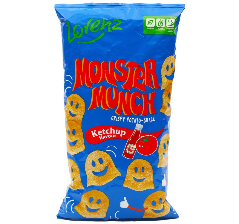 Lorenz Monster Munch Ketchup Flavour Crispy Potato Snack 75 g Lulu Hypermarket
