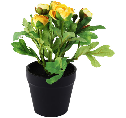 Maple Leaf Pot Flower 19cm 3354