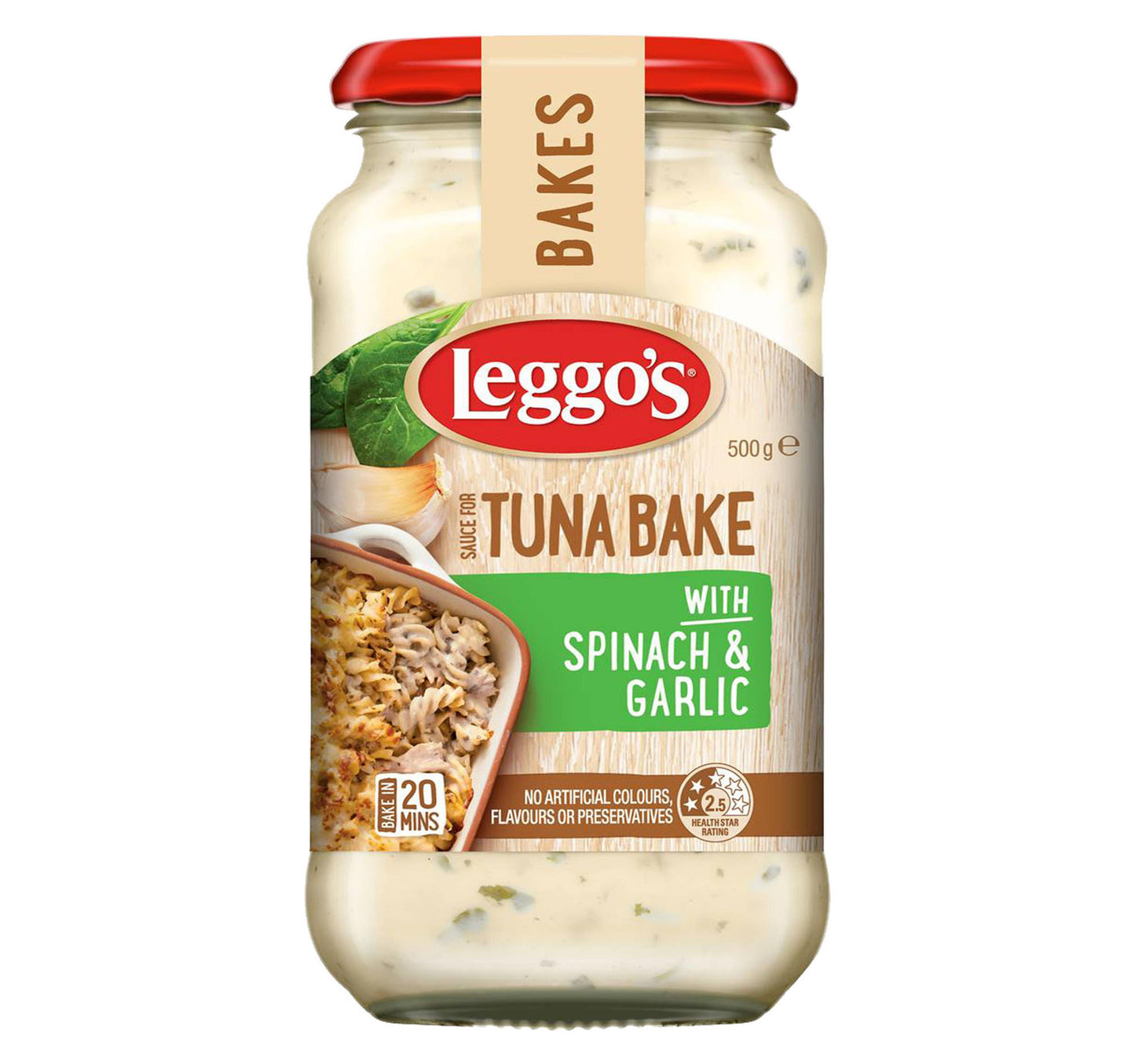 Leggo's Tuna Bake With Spinach and Garlic 500 g Lulu Hypermarket