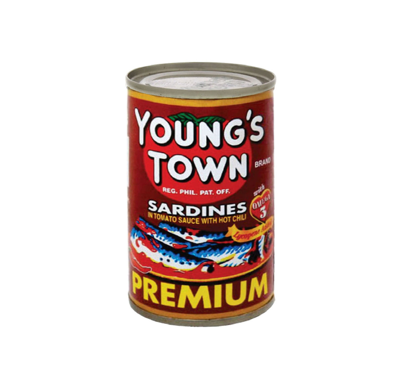 Young's Town Sardines In Tomato Sauce With Chili 155 g