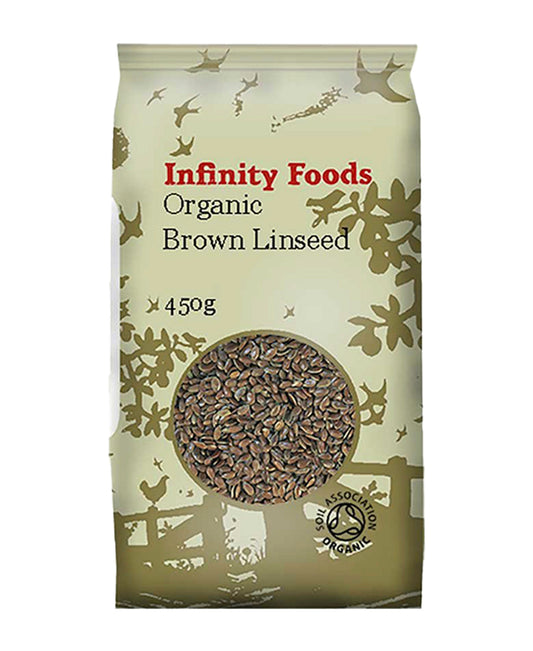 Infinity Foods Organic Brown Linseeds 450 g