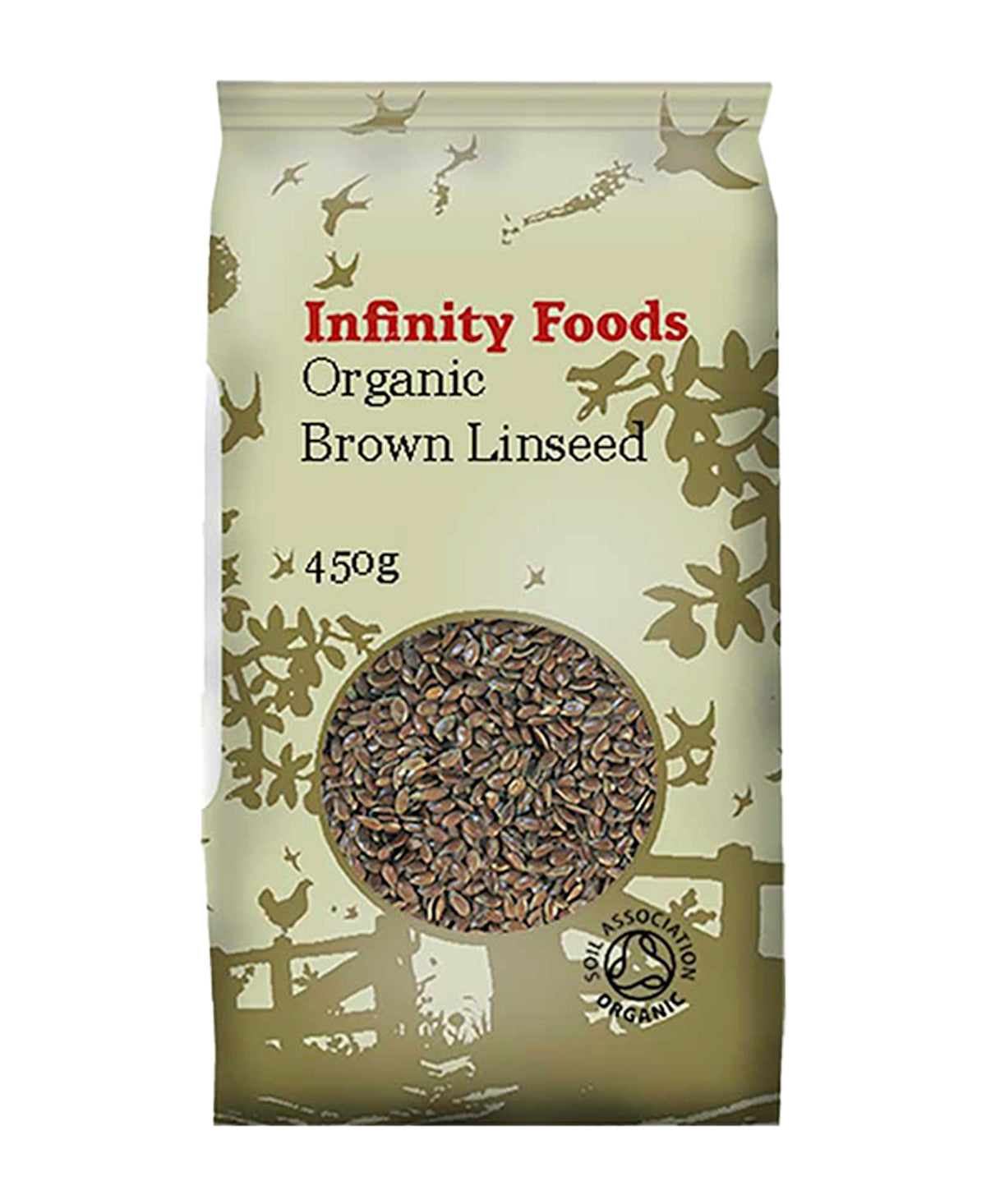 Infinity Foods Organic Brown Linseeds 450 g