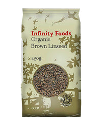Infinity Foods Organic Brown Linseeds 450 g