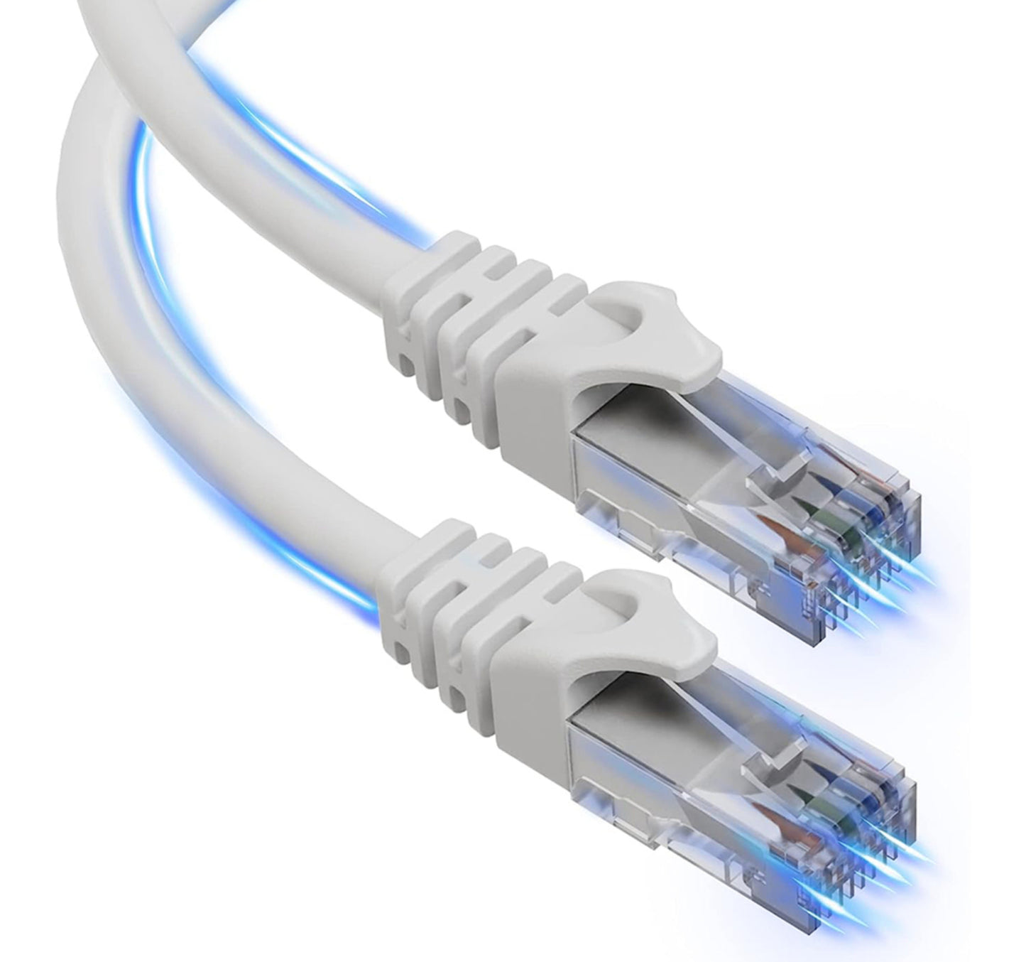 كابل توصيل Iends Cat6، 50 مترًا، أبيض، CA4681
