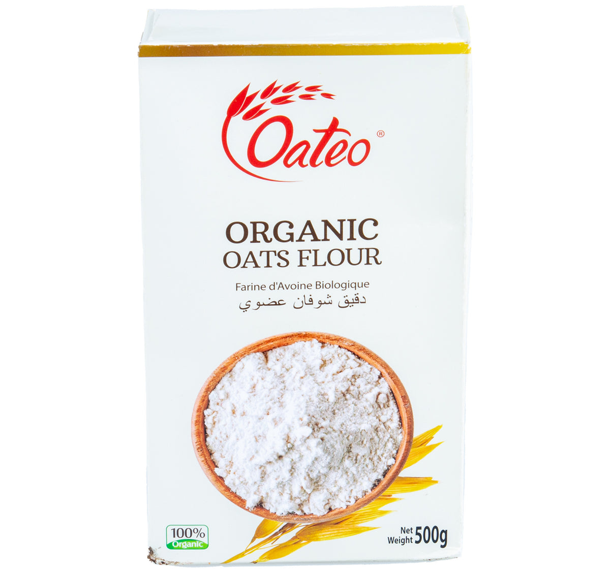 Oateo Organic Oats Flour 500 g