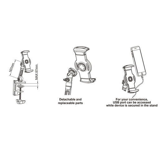 Ikon Universal TabletvStand IK-T108B