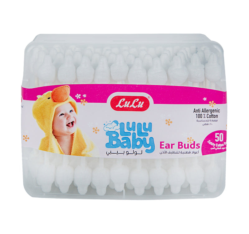 LuLu Baby Pure Cotton Ear Buds 50 pcs