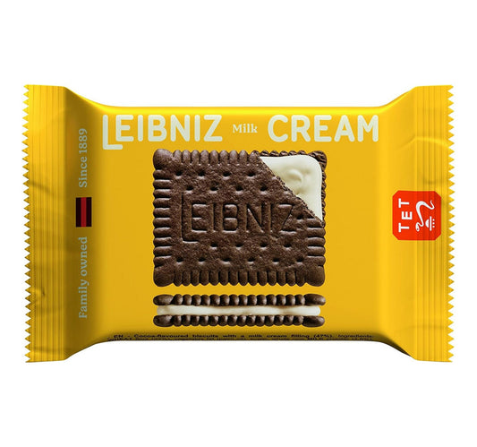 Bahlsen Leibniz Milk Cream Biscuit 19 g Lulu Hypermarket