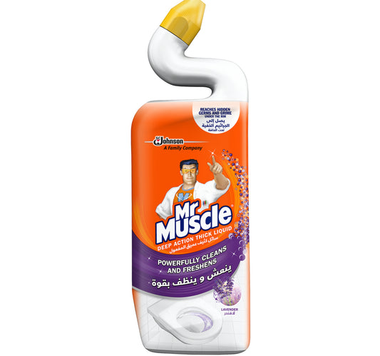 Mr. Muscle Deep Action Thick Liquid Toilet Cleaner Lavender 750 ml