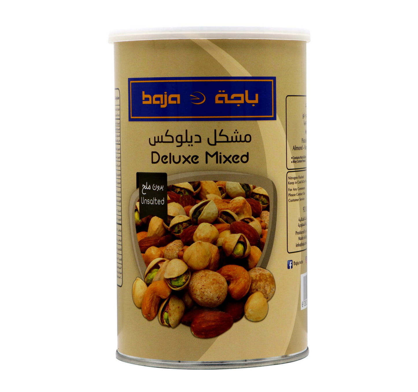 Baja Deluxe Mixed Nuts Unsalted 450 g