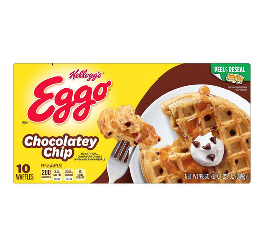 Kellogg's Eggo Chocolatey Chip Waffle 349 g Lulu Hypermarket