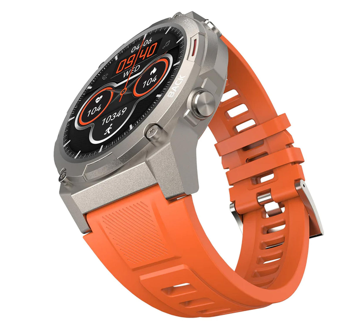 HiFuture FutureGo Mix2 Smartwatch, 1.43 inches AMOLED Display, Orange Sultan Center