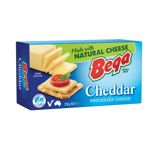 Bega Processed Cheddar Cheese 250 g Lulu Hypermarket