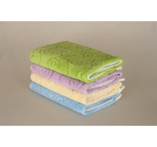 Maple Leaf Home Cotton Fleece Jacquard Bath Towel, 70 x 140 cm