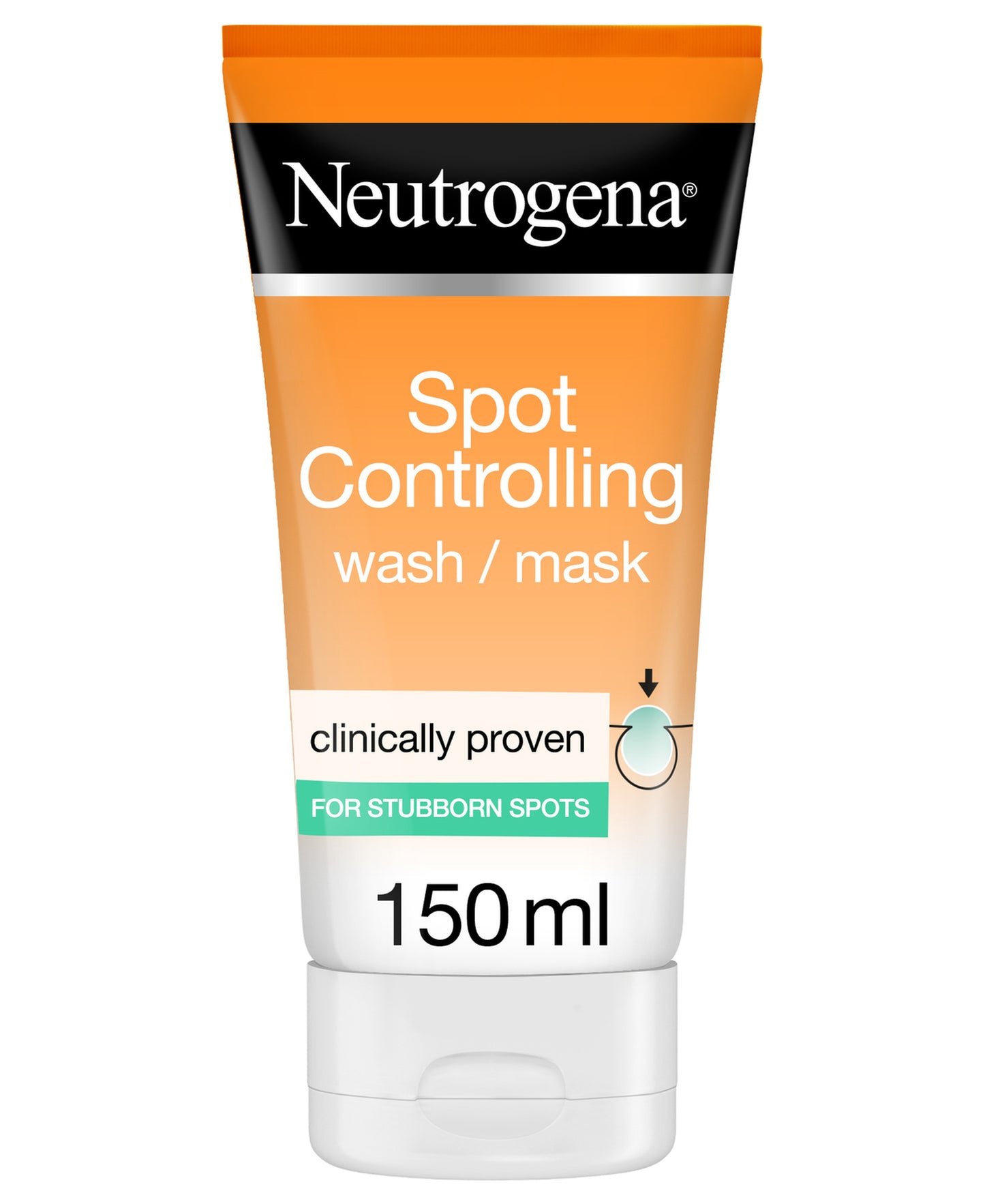 Neutrogena Facial Wash Visibly Clear 2-in-1 Wash Mask 150 ml