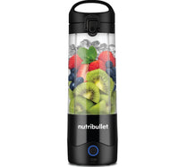 NutriBullet Rechargeable Portable Blender, 100W, Black, NB-PB475W