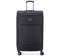 Delsey Helium Deluxe 4 Wheel Soft Trolley, 55 cm, Black