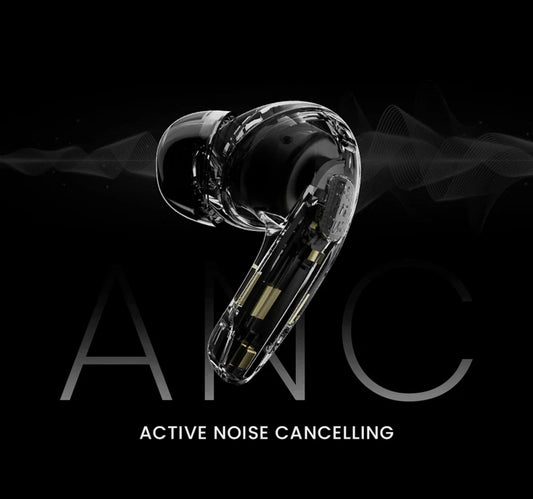HiFuture FlyBuds4 In-Ear ANC TWS Earbuds, Black