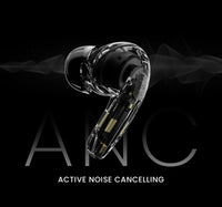 HiFuture FlyBuds4 In-Ear ANC TWS Earbuds, Black