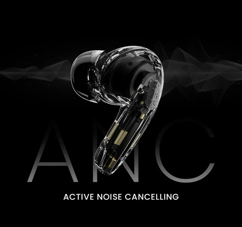 HiFuture FlyBuds4 In-Ear ANC TWS Earbuds, Black