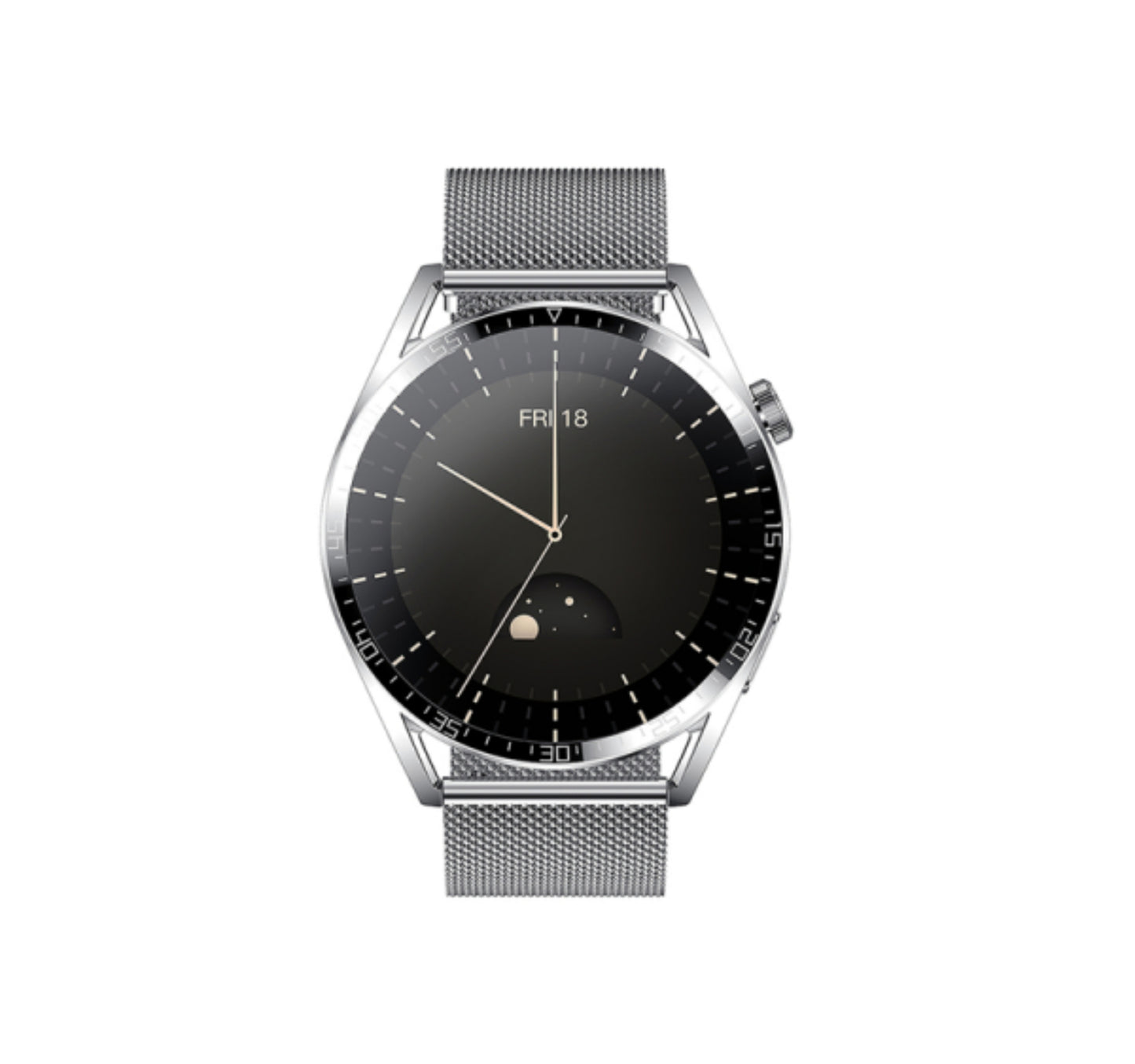 Wiwu Smart Watch Pro Smartwatch, 1.3 inches Display, Silver, SW02